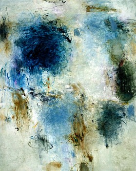 Anne Raymond -&nbsp;Glacier, 2013 oil on canvas 60 x 48 inches RAY002