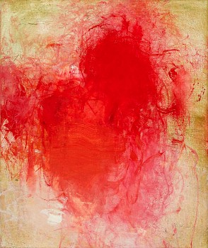 Anne Raymond -&nbsp;Red February II, 2013 oil on canvas 24 x 20 inches RAY006
