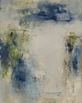 Anne Raymond -&nbsp;February Blue, 2014 oil on canvas 30 x 24 inches RAY012