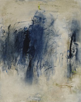 Anne Raymond -&nbsp;February Blue II, 2014 oil on canvas 30 x 24 inches RAY013