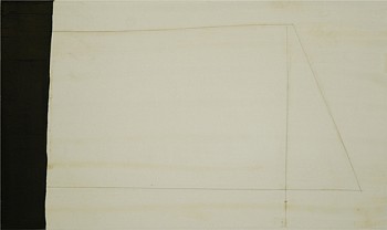 Don Maynard -&nbsp;Banded Geometry, 2011 encaustic 20 x 26 inches paper / 9 x 15 inches image MAY328