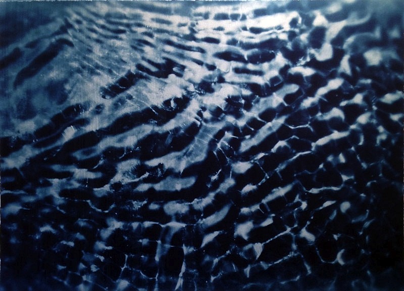 Thomas Hager
Water Study- 7, 4/12, 2013
HAG498
cyanotype, 28 x 37 inches full bleed
