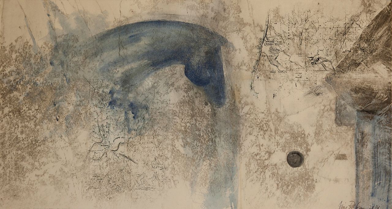 Jane Rosen
Blue Tandem 1, 2014
ROSEN247
Italian watercolor and lithography, 16 x 30 inches