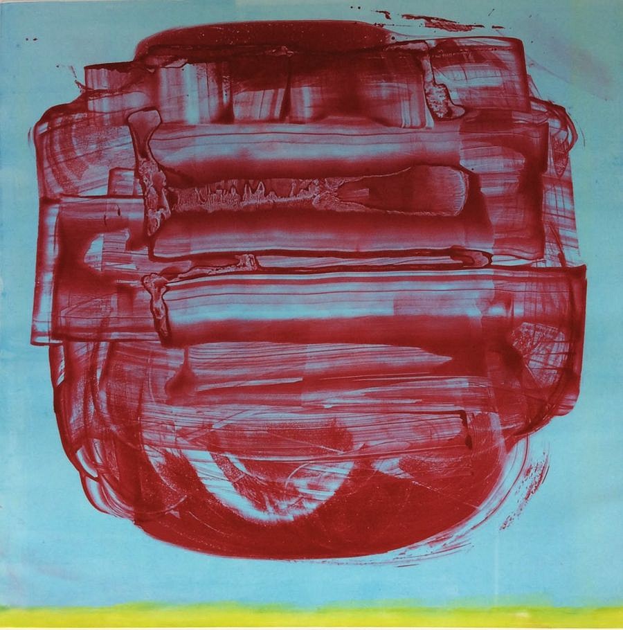 Karen J. Revis
24-5-26-15, 2015
REV308
silkscreen monoprint, 30 x 29.5 inch paper / 20 x 20 inch image