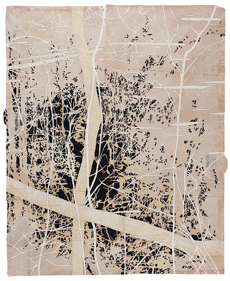 Maysey Craddock
ten thousand shadows, 2015
CRADD013
gouache and thread on found paper, 47.5 x 39.5 inches/ 53.5 x 44.75 inches framed