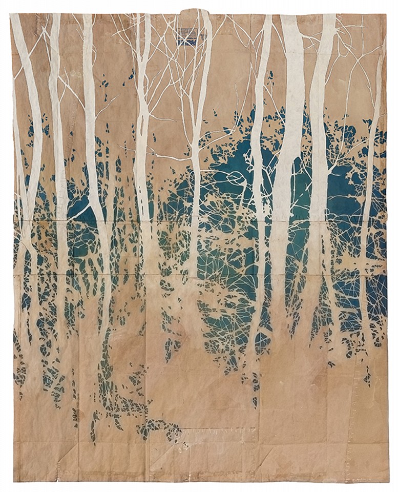 Maysey Craddock
Lost Bay, 2015
CRADD016
gouache and thread on found paper, 48 x 38 inches/ 53.5 x 43.5 inches framed