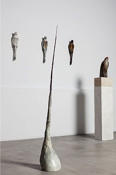 Work: Bronze Cash Hoof, 2015 bronze with unique patina 57 x 8 x 10 ROSEN270