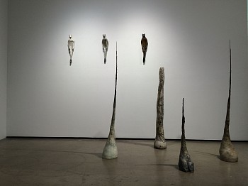Work: Cash-Morandi Installation, 2015 Bronze Hoof, Bronze Cloven Hoof, White Hoof, Bronze Cash Hoof, Red Fox Buddhi, Bronze Buddhi (White), Mei Mei Buddhi ROSEN278
