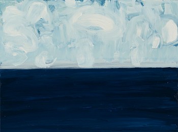 Work: Sea and Clouds, 2015 oil on panel 18 x 24 inches lyn610