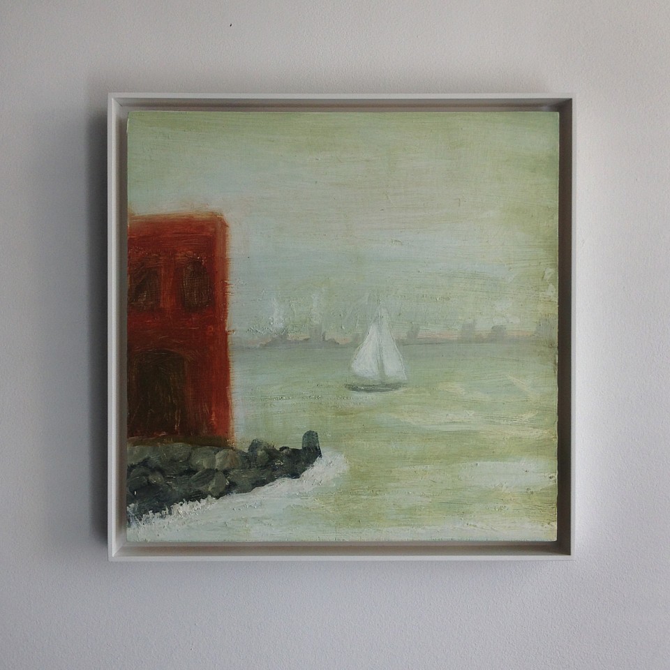 Kathryn Lynch
Sailboat and Building, 2016
lyn656
oil on panel, 10 x 10 inches / 11 x 11 inches framed