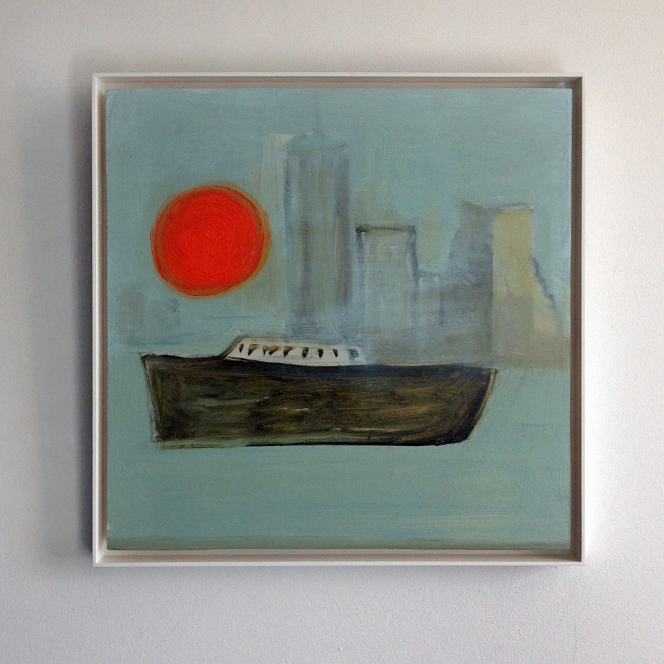 Kathryn Lynch
Boat and Orange Sun, 2016
lyn643
oil on panel, 14 x 14 inches / 15 x 15 inches framed