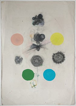 Work:&nbsp;Simone Shubuck Ice Cream Paint Job, 2015 mixed media on paper 16 x 11.5 inches SHU003