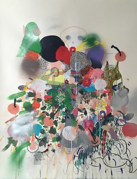 Work:&nbsp;Simone Shubuck The Things You're Good At That I Won't Touch, 2015 mixed media on paper 51 x 46.5 inches framed Frame +$800 SHU005