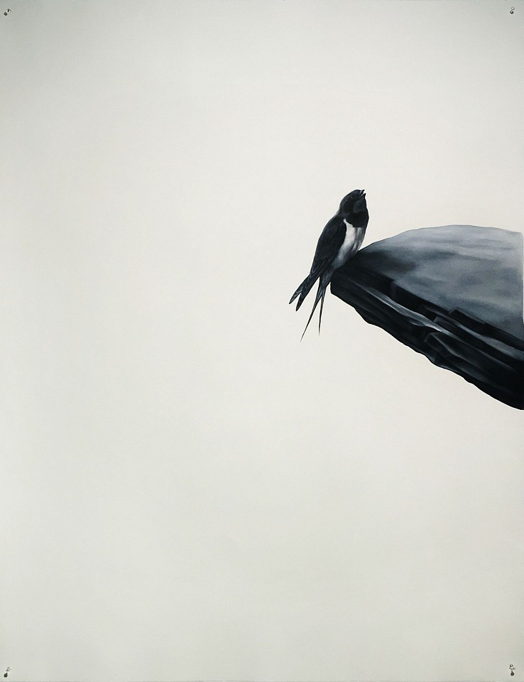 Shelley Reed (LA)
Swallow on Ledge (after Thornburn), 2016
REE143
oil on paper, 51 x 37.5 inches