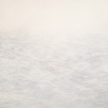 MaryBeth Thielhelm (LA) - White 1211, 2011 oil on panel 15 x 15 inches THIEL737