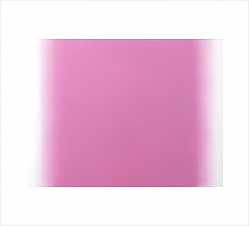 Betty Merken (LA) - Illumination, Pink #02-16-13, 2016 monotype on rives bfk paper 27.5 x 30.25 inch paper / 18 x 24 inch image MER874
