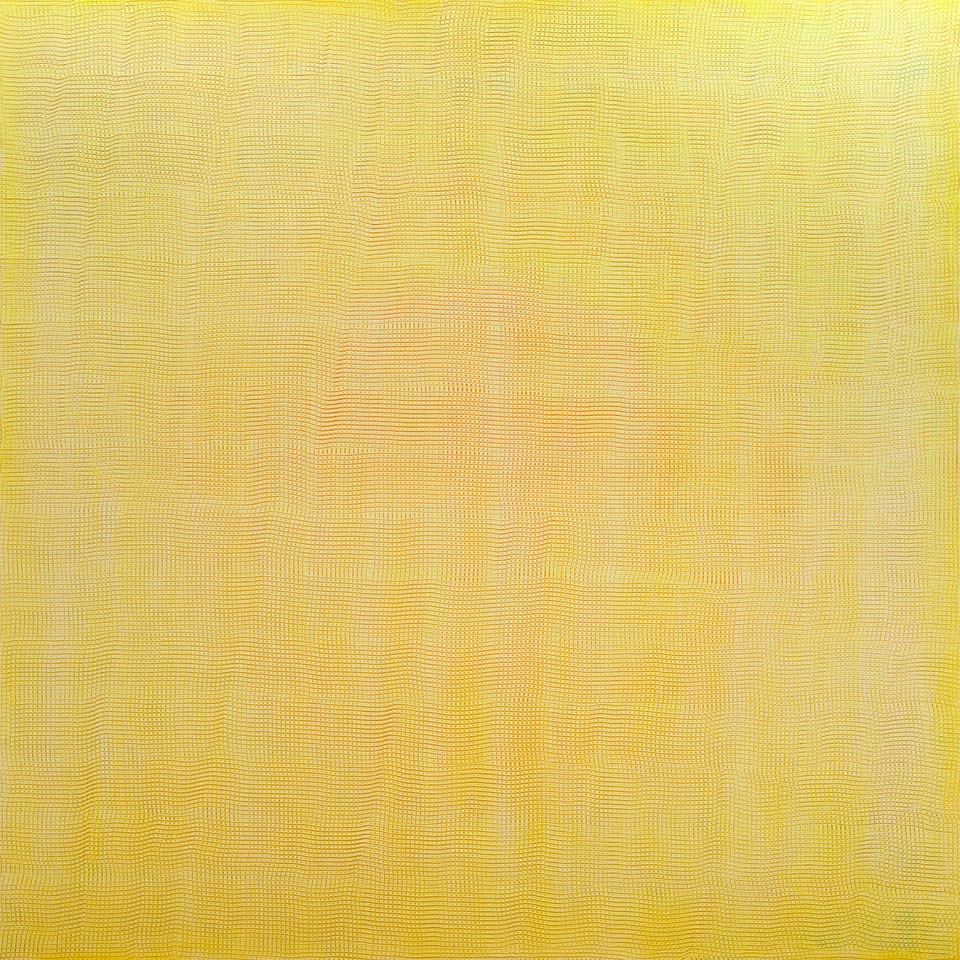 Karin Schaefer
Ocean of Yellow Waves, 2016
SCHAE040
oil on panel, 60 x 60 inches