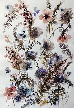 Lourdes Sanchez (LA) - Untitled 47, 2016 water color on paper 22 x 15 inches SANCH674