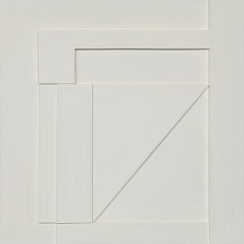 Agnes Barley - Untitled Collage (Relief), 2015 acrylic on cut panel 12 x 12 inches BARL246