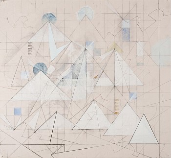 Work: Celia Gerard Landscape, 2015 mixed media on paper 22.5 x 24 inches / 25.5 x 27 inches framed GER079