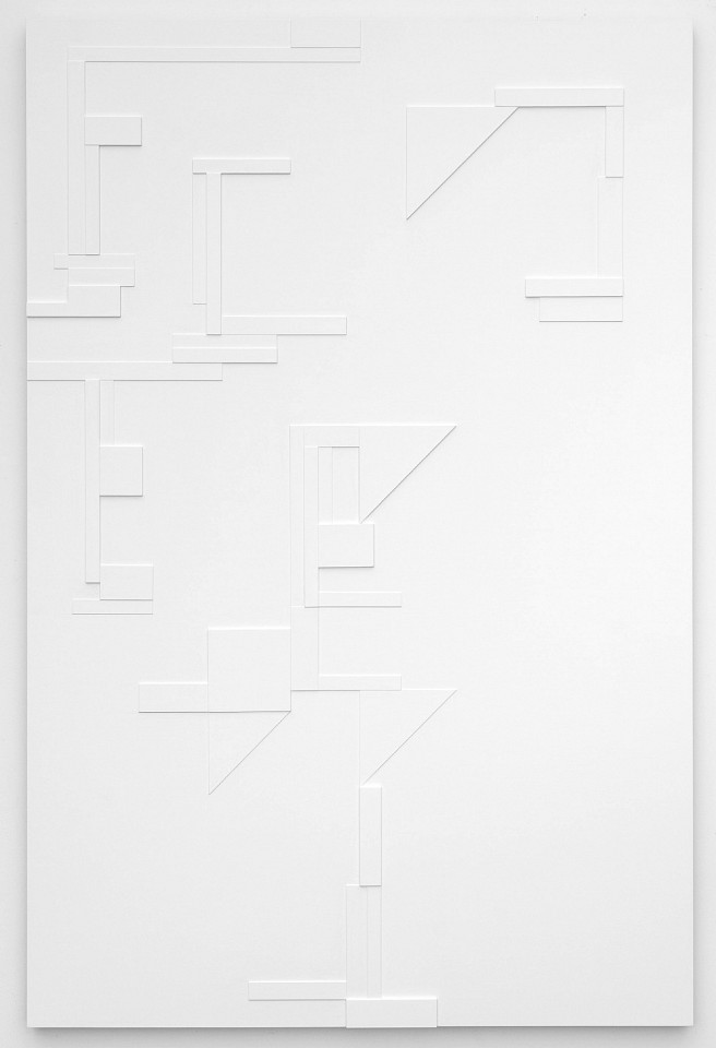 Agnes Barley
Untitled Relief, 2016
BARL310
acrylic and cut wood on panel, 72 x 48 inches