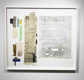 Work:&nbsp;Eugene Brodsky W4F1, 2017 ink on silk 57 x 54 inches BROD341