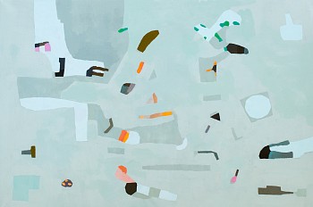 Work:&nbsp;Jen Wink Hays Colony, 2017 oil on french linen 40 x 60 inches JWH027