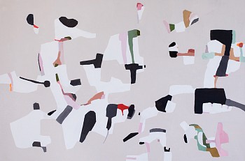 Work:&nbsp;Jen Wink Hays Single Story, 2017 oil on french linen 40 x 60 inches JWH032