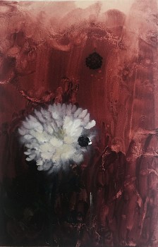 Lourdes Sanchez - Untitled (Chrysthanthemum, Yucatan), 2018 ink, watercolor and gouache on paper 21 1/2 x 14 inches SANCH719