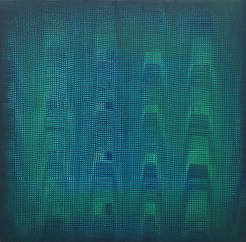 Karin Schaefer (LA) - Poplar #1, 2018 oil on panel 20 x 20 inches SCHAE076