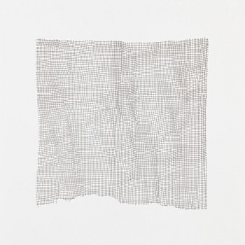 Karin Schaefer (LA) - Cadence, 2017 ink on paper 19 x 19 inches SCHAE078