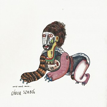 Eric Lebofsky -&nbsp;The world needs more... G&Ccedil;&shy;bor Szab&Ccedil;&uuml;, 2018 colored pencil on paper 10 x 10 inches LEB140