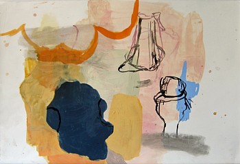 Deborah Dancy -&nbsp;A Pocket Full of Rye, 2010 gouache on paper 22 x 30 inches MUIR092