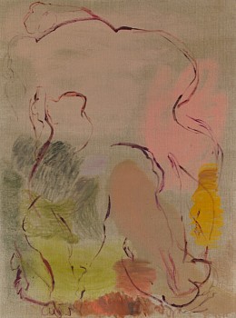 Work: EntraÁ±as II, 2018 oil on linen 40 x 30 inches IGLE117