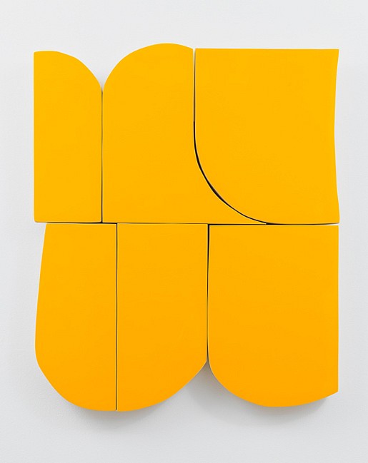 Andrew Zimmerman
Golden Yellow, 2019
ZIM650
Automotive paint on wood, 46 x 39 x 2 inches