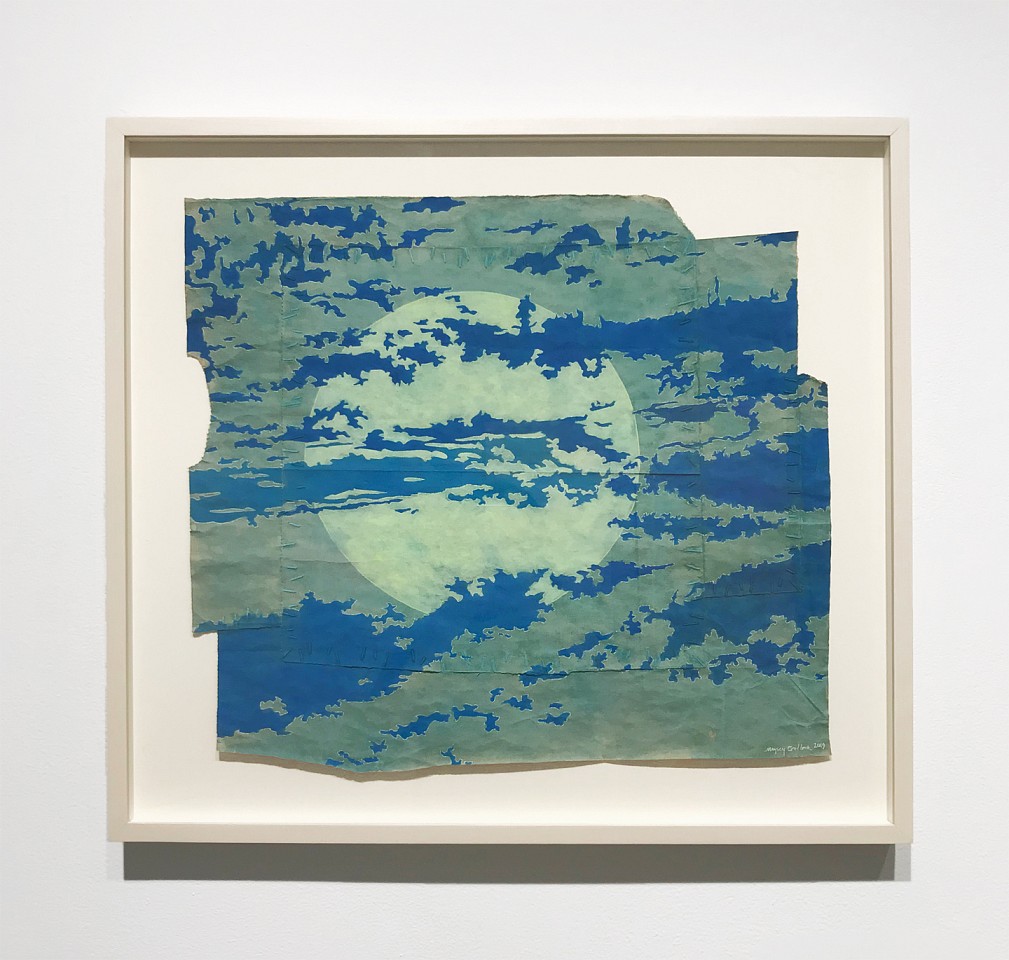 Maysey Craddock
the sky in the world, 2019
CRADD068
gouache and thread on found paper, 15 1/4 x 17 inches | 19 1/4 x 21 1/4 inches framed
Frame + $500.00