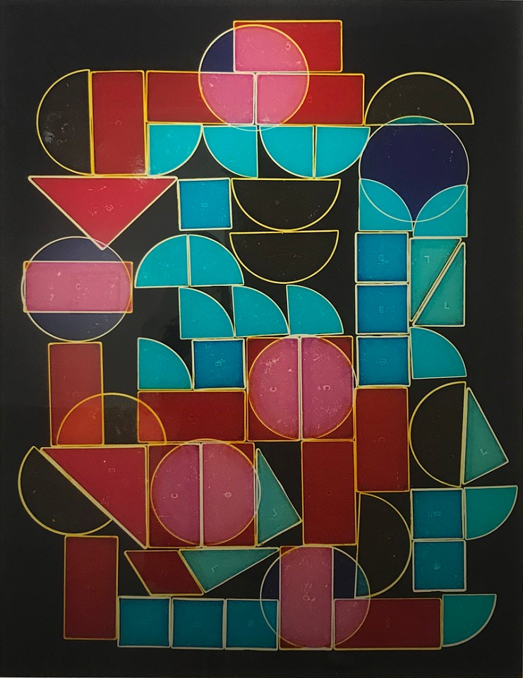 Wendy Small
New Math, 2019
SMA305
unique color photogram, 46 x 37 inches framed