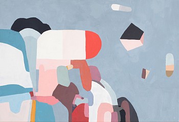 Work:&nbsp;Jen Wink Hays Make Believer, 2019 oil on canvas 30 x 44 inches / 31 x 45 inches framed JWH073