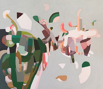 Work:&nbsp;Jen Wink Hays Escapee, 2019 oil on canvas 72 x 84 inches / 73 x 85 inches framed JWH082