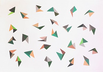 Work:&nbsp;Jen Wink Hays Lyric, 2019 gouache on paper 42 x 60 in. JWH084