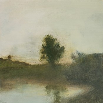 Work: Poogy Bjerklie Peace, 2019 oil on panel 16 x 16 inches BJE095