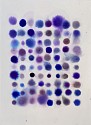Lourdes Sanchez (LA), 80 Dots, Mostly Blue-Violet
2020, ink, watercolor and pencil on paper