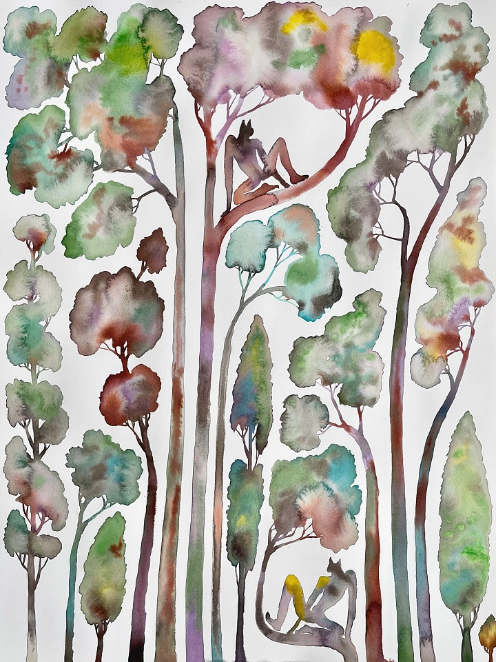 Bryan Rogers (LA)
In the Woods, 2021
ROG007
ink and watercolor on paper, 24 x 18 inches
