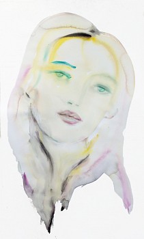 Kim McCarty (LA) - Untitled, 2017 watercolor on paper 43 x 26 inches, Frame +$600 MCCAR096