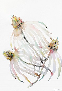 Kim McCarty (LA) - Untitled, 2017 watercolor on paper 32 x 22 inches MCCAR095