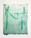 Eugene Brodsky, Green Lines
2017, ink on silk