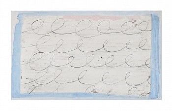 Don Maynard -&nbsp;Cloud Cover, 2021 encaustic on paper 22 1/4 x 30 inch paper / 12 1/2 x 20 inch image MAY400