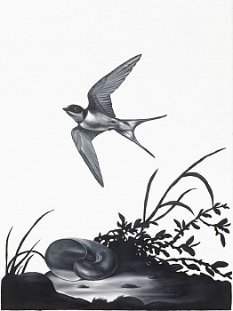 Work: Shelley Reed By the Shore (after Claesz), 2021 oil on paper 30 x 22 1/2 inches / 33 x 25 1/4 inch frame REE207