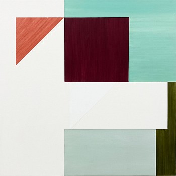 Agnes Barley - Untitled, 2011 acrylic on panel 30 x 30 inches BARL817