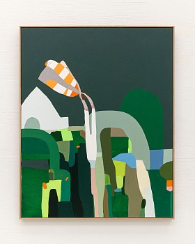 Work: Garden State, 2021 oil on canvas 60 x 48 inches JWH123